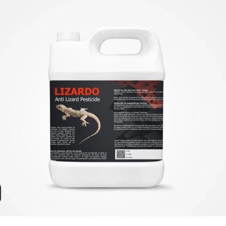 سم کشنده مارمولک Lizardo لیزارد 4 لیتری عمده ارسال رایگان به همراه یک عدد سمپاش سر نوشابه ای مدل 1