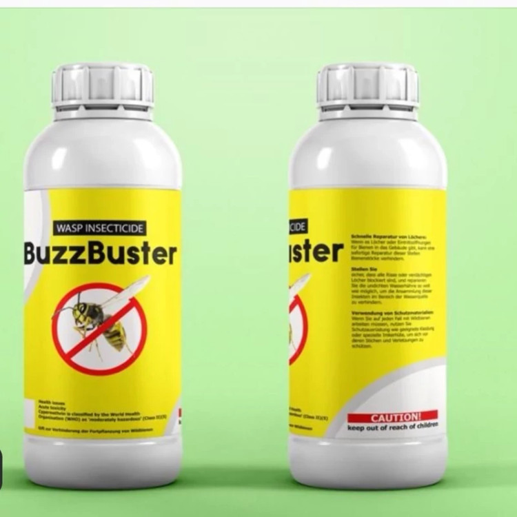 سم کشتن زنبور های وحشی BuzzBuster ارسال رایگان به همراه سم پاش سر نوشابه ای مدل 1