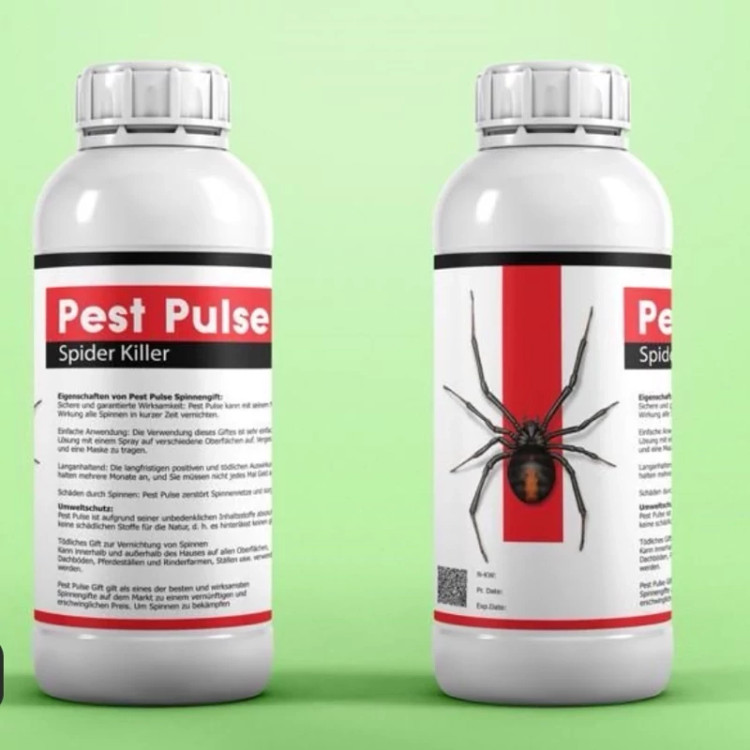سم عنکبوت کش Pest Pulse پست پلاس اورجینال ارسال رایگان به همراه یک عدد سمپاش سرنوشابه ای مدل 1