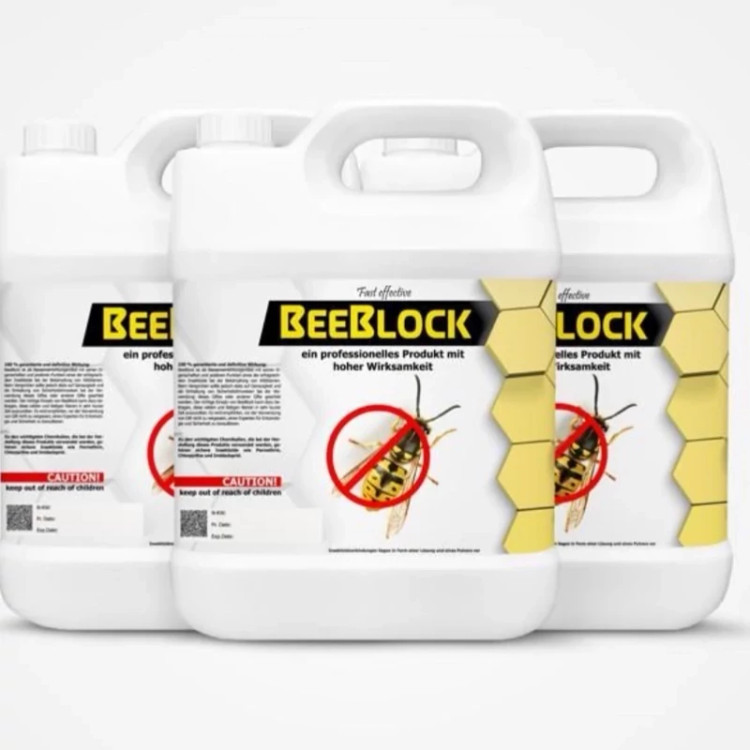 سم 4 لیتری عمده ضد زنبور BeeBlock زنبورکش ارسال رایگان به همراه یک عدد سمپاش سرنوشابه ای مدل 1