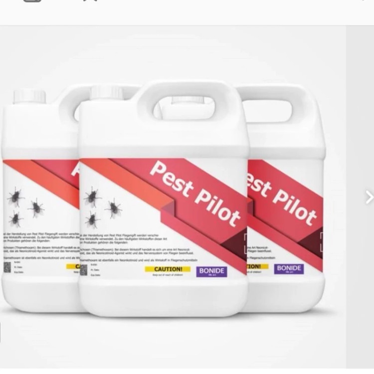 سم مگس کش 4 لیتری عمده Pest pilot ارسال رایگان به همراه یک عدد سمپاش سرنوشابه ای