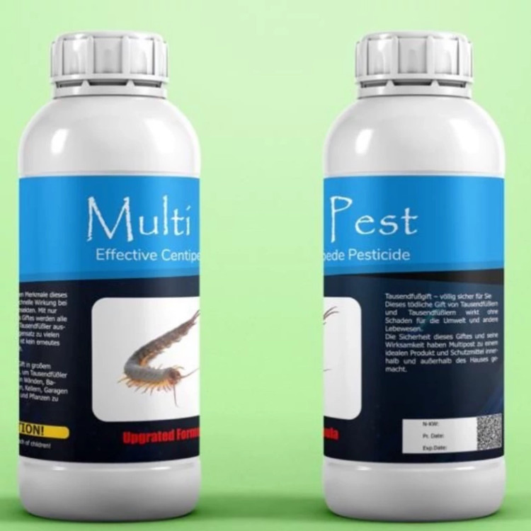 سم Multi pest ضد حشره هزارپا ارسال رایگان به همراه یک عدد سمپاش سرنوشابه ای