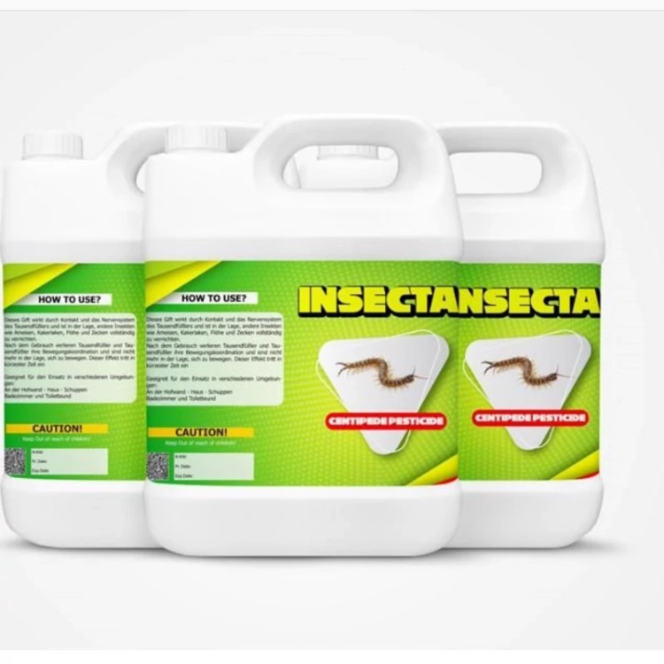 سم 4 لیتری عمده برای حشره 1000 پا - هزار پا کش Insecta ارسال رایگان به همراه سمپاش سرنوشابه ای
