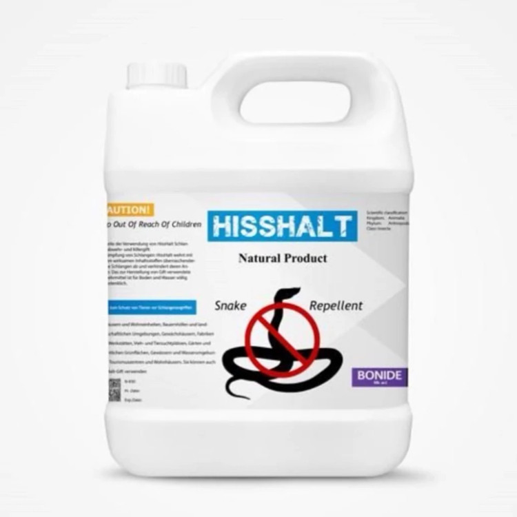 سم 4 لیتری عمده HissHalt - برای مقابله با مارهای سمی ارسال رایگان به همراه سمپاش سر نوشابه ای