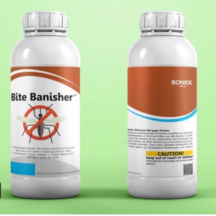 سم پشه کش قوی Bite Banisher ارسال رایگان به همراه سم پاش سر نوشابه ای