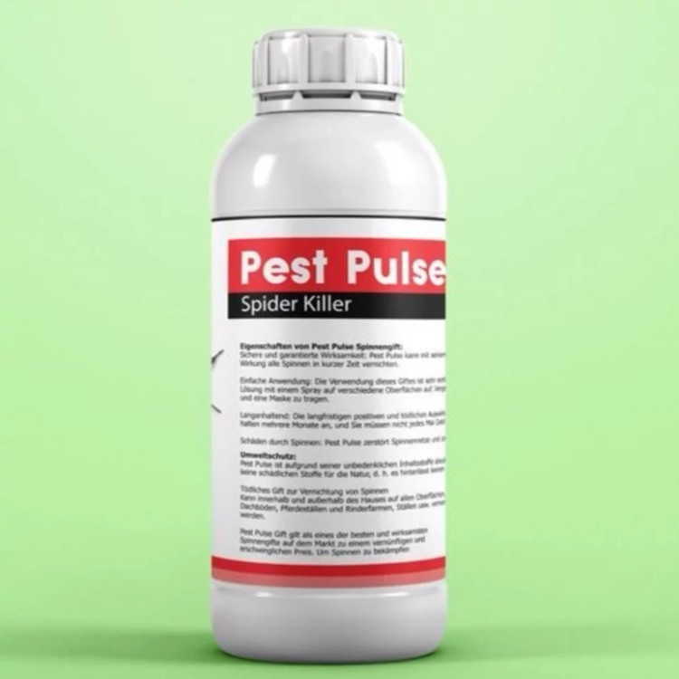 سم عنکبوت کش Pest Pulse پست پلاس اورجینال ارسال رایگان به همراه یک عدد سمپاش سرنوشابه ای