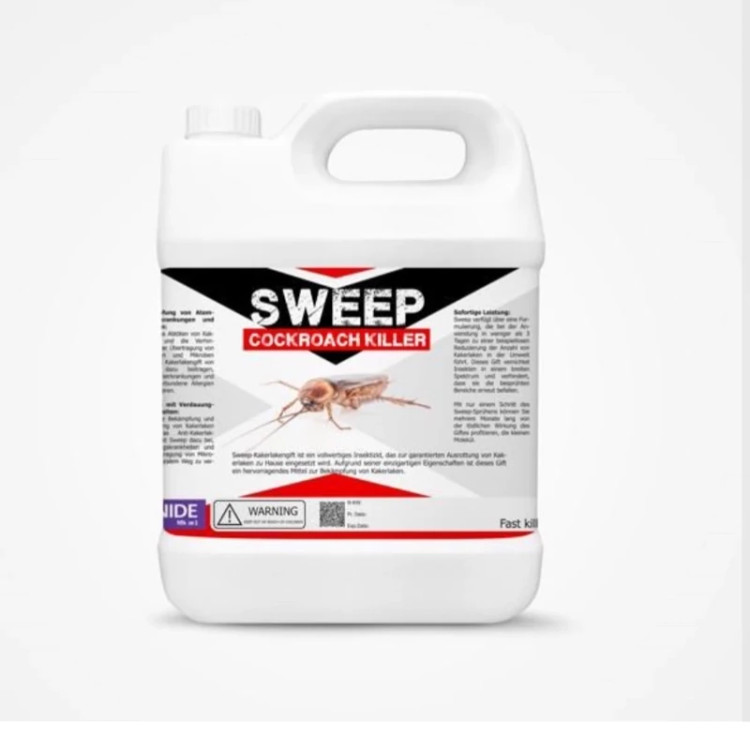 سم 4 لیتری عمده سوسک کش Sweep اسویپ ارسال رایگان به همراه سمپاش سرنوشابه ای