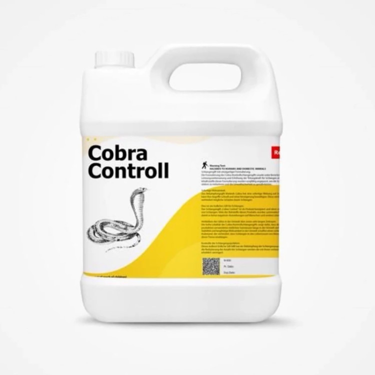سم ۵ لیتری قدرتمند مار کش Cobra controll کبرا کنترل ارسال رایگان به همراه سمپاش سر نوشابه ای