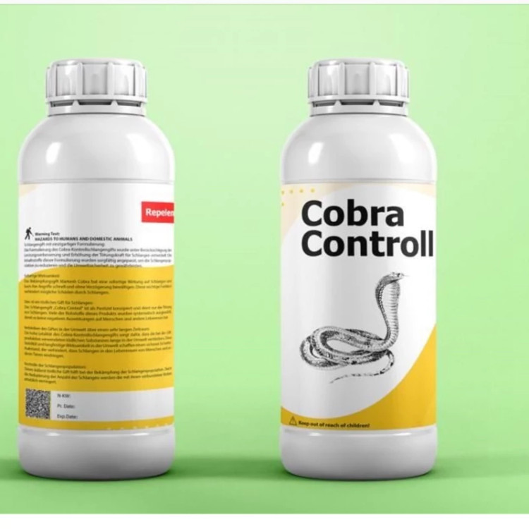 سم مار کش قدرتمند Cobra controll کبرا کنترل ارسال رایگان به همراه یک عدد سمپاش سر نوشابه ای