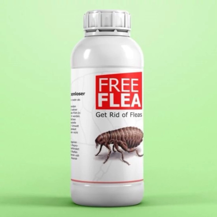 سم ضد کک Free flea کنه کش بسیار قدرتمند فری اف لیا ارسال رایگان به همراه یک عدد سمپاش سرنوشابه ای