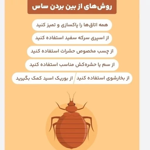 سم ساس پیرانا تحت لیسانس کشنده ترین ساس کش دنیا ،اورجینال و ارسال رایگان