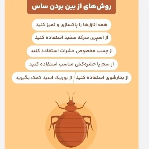 سم ساس پیرانا تحت لیسانس کشنده ترین ساس کش دنیا ،اورجینال و ارسال رایگان
